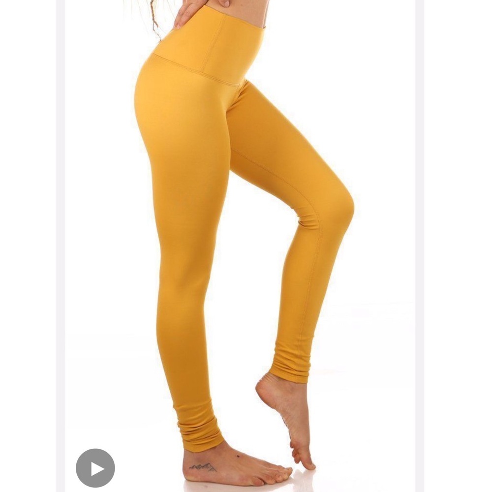 Mika Yoga Wear Kaya High Waist Legging Mustard